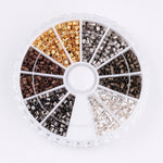 Crimp Tube Beads | 2mm | 6 Colours