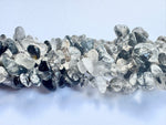 Black Rutilated Quartz | Chip Beads | 5-8mm | 32" String
