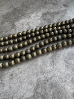 Pyrite | Round Beads | 6mm | A Grade