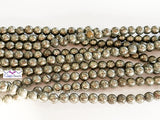 A Grade Pyrite Round Beads - 6mm