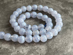 Blue Lace Agate | Round Beads | 8mm