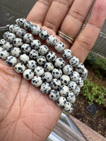 Dalmation Jasper | Round Beads | 8mm