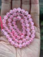 Rose Quartz | Round Beads | 6mm | B Grade