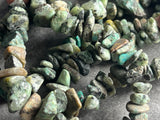 African turquoise chips beads