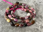 Mixed Colour Tourmaline | Nuggets Beads | 6-8mm