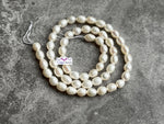 Freshwater Rice Pearl (White) | Round Beads | 3-4mm | A Grade