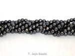 Faceted Hematite Beads - 128 Facets - 8mm