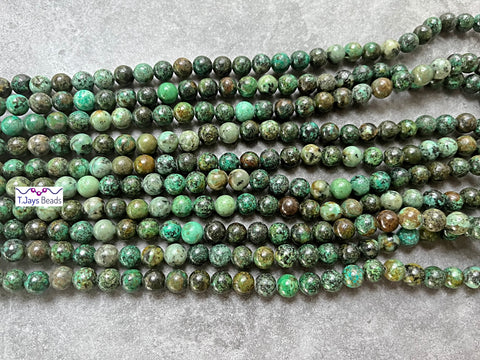8mm african turquoise round beads