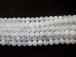White Moonstone (White) | Round Beads | 8mm | A Grade