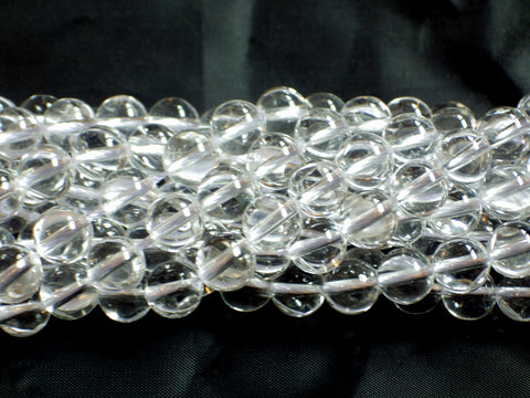 Rock Crystal Quartz Round Beads - 10mm - A Grade