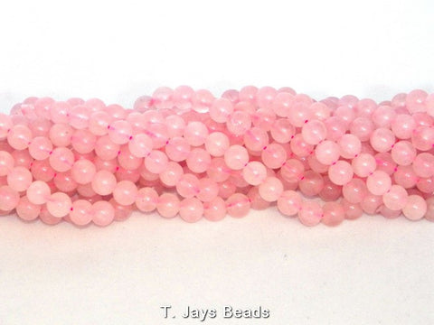 Rose Quartz Round Beads - B Grade - 10mm