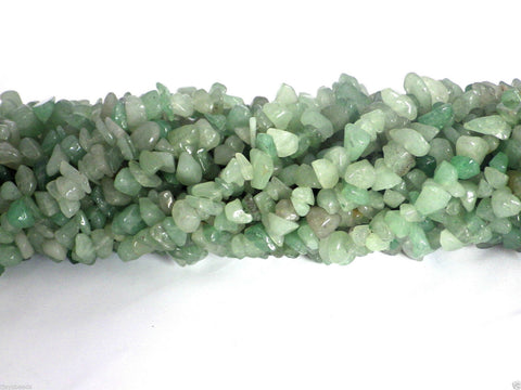 Green Aventurine Chip Beads 33”