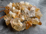 Citrine  | Rough Raw Stone Beads | 10-15mm