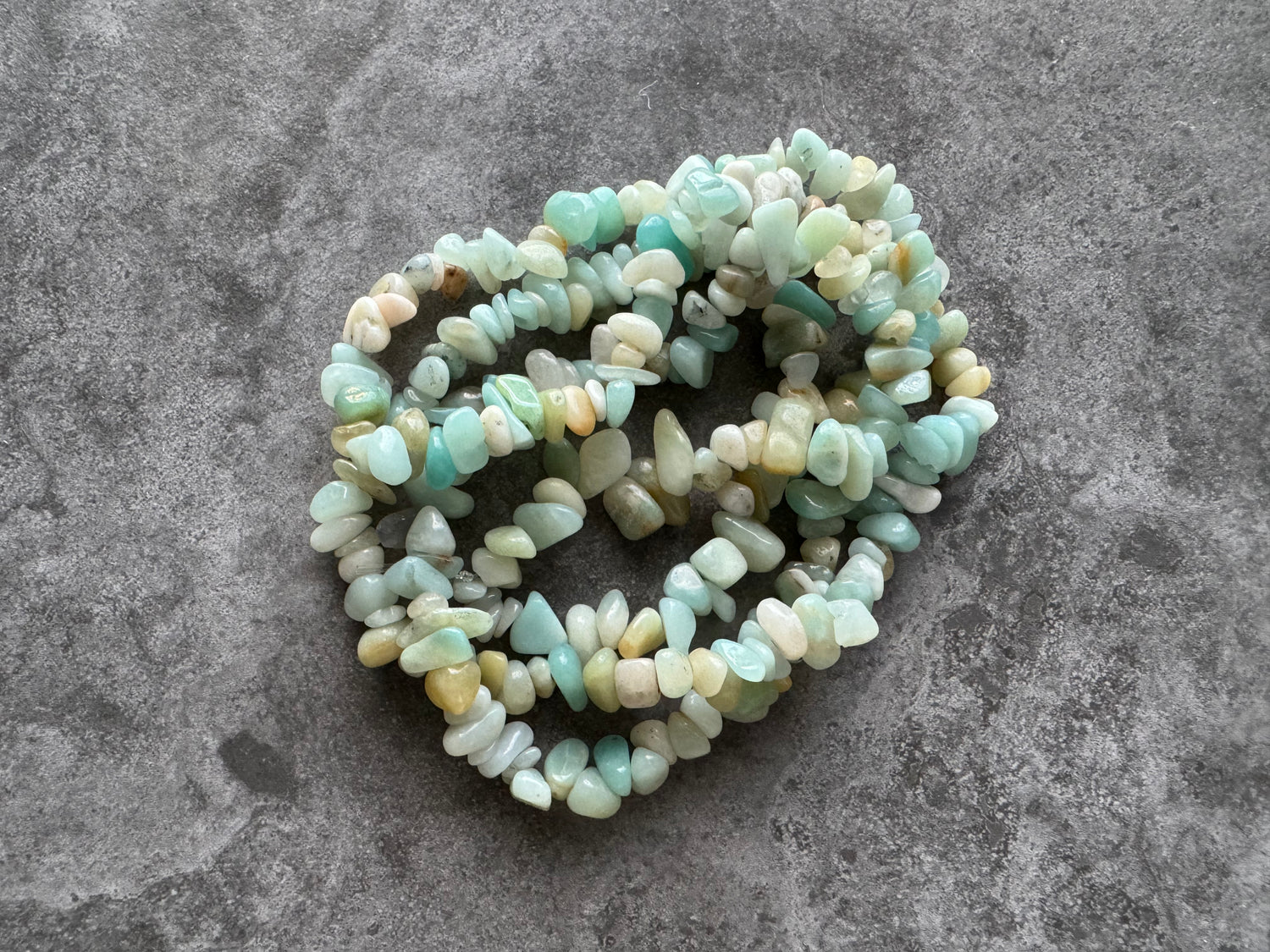 Amazonite | Chip Beads | 5-8mm | 32" string