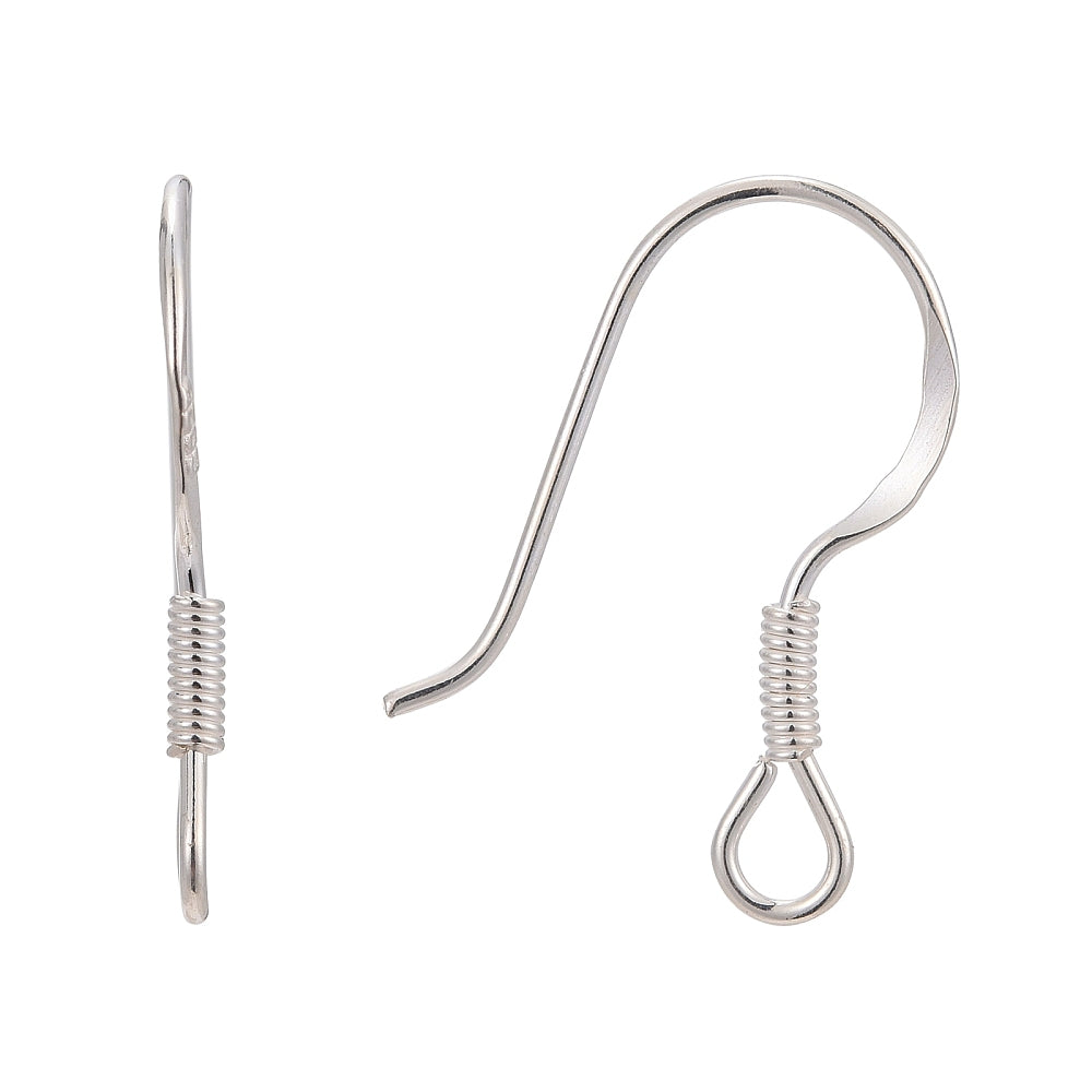 Sterling Silver Ear Wire (2 Pairs)