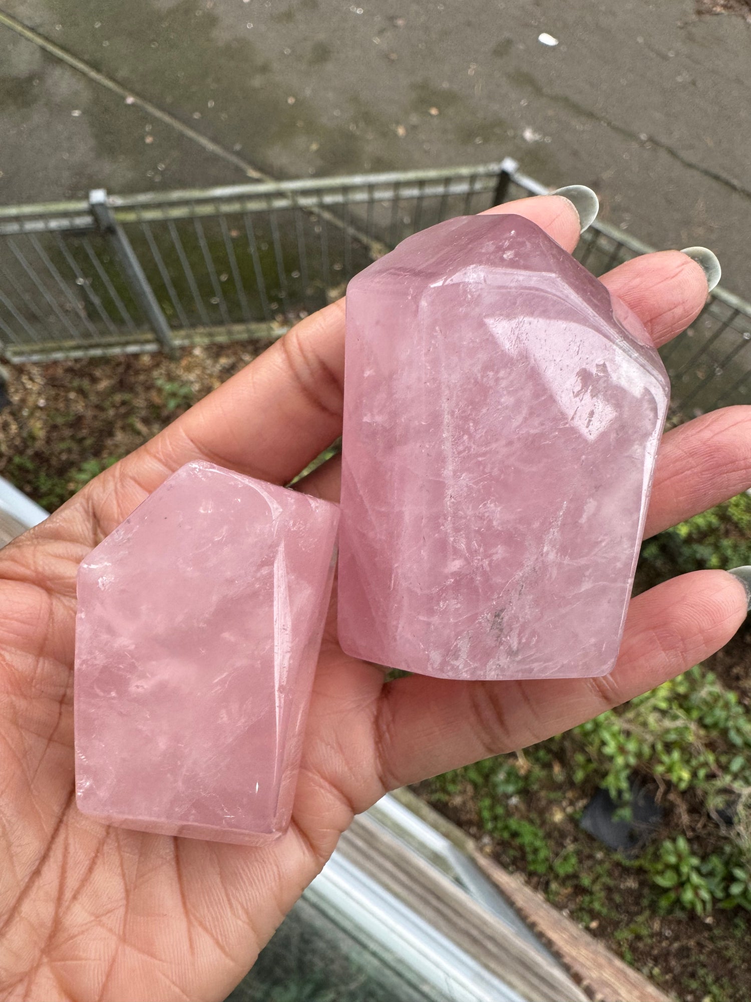 Rose Quartz | Rough Stones | Gemstone Crystals | 6cms-4cm