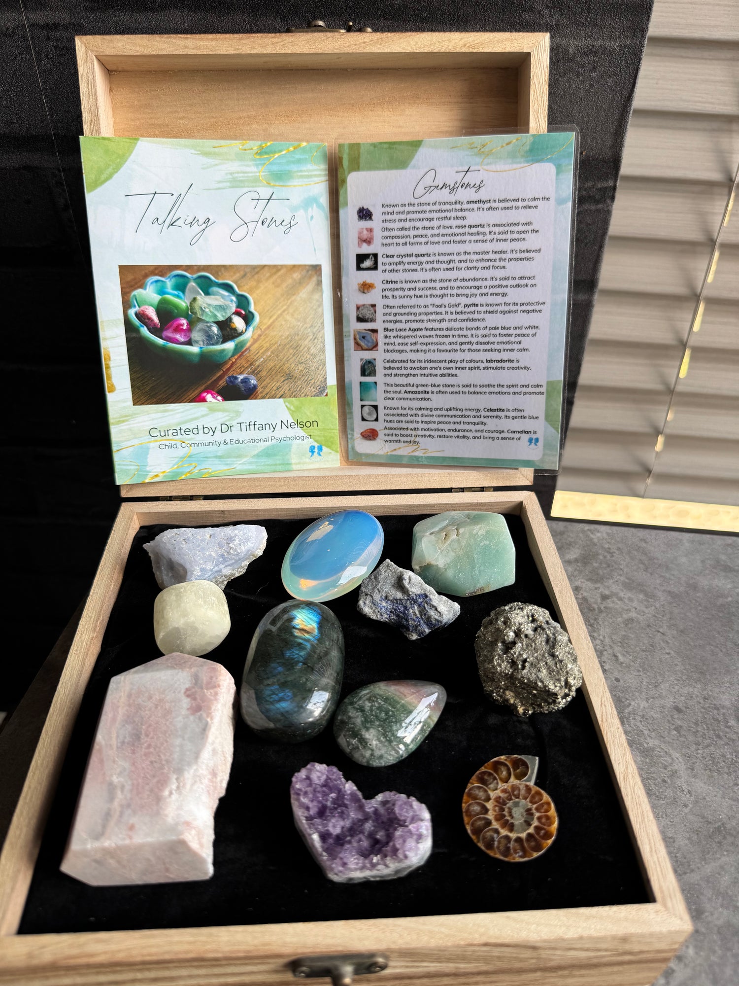 Limited Edition: Premium Talking Stones Set | Gemstone Crystals Set | Psychology