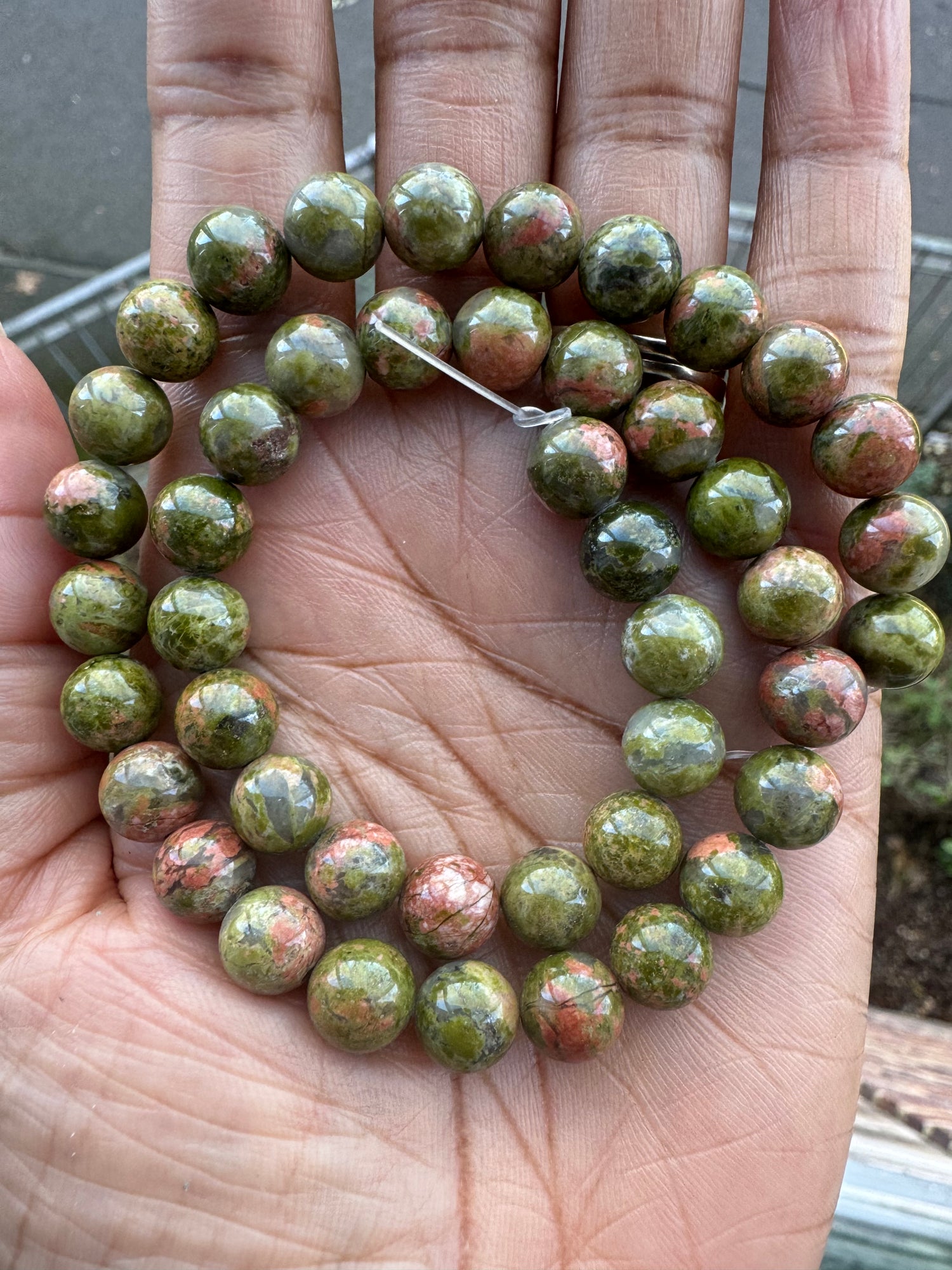 Unakite | Round Beads | 8mm