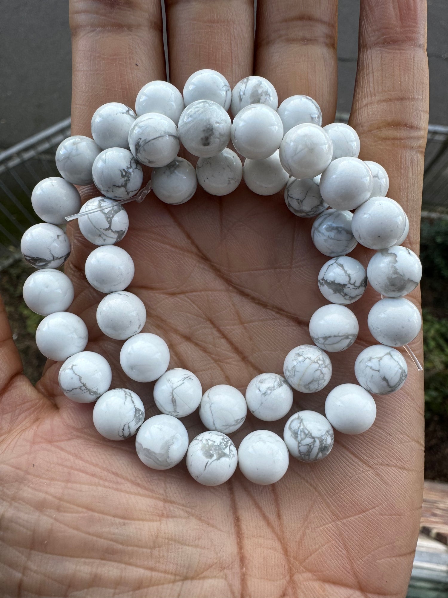 Howlite | Round Beads | 8mm