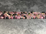 4mm Faceted Mixed Colour Tourmaline Small Coins