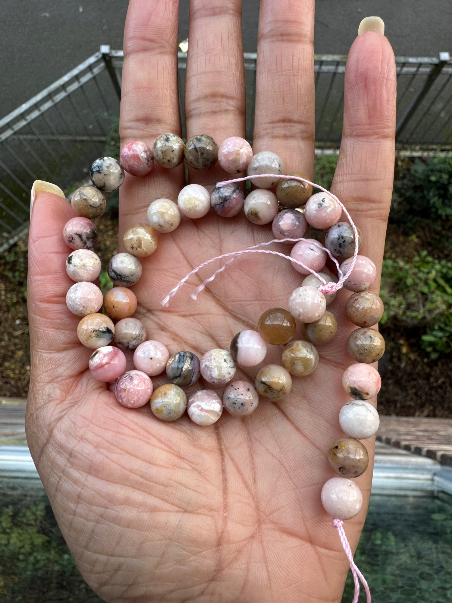 Pink Opal | Round Beads | 8mm