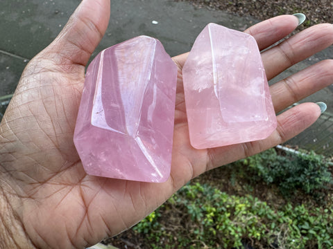 Rose Quartz | Rough Stones | Gemstone Crystals | 6cms-4cm