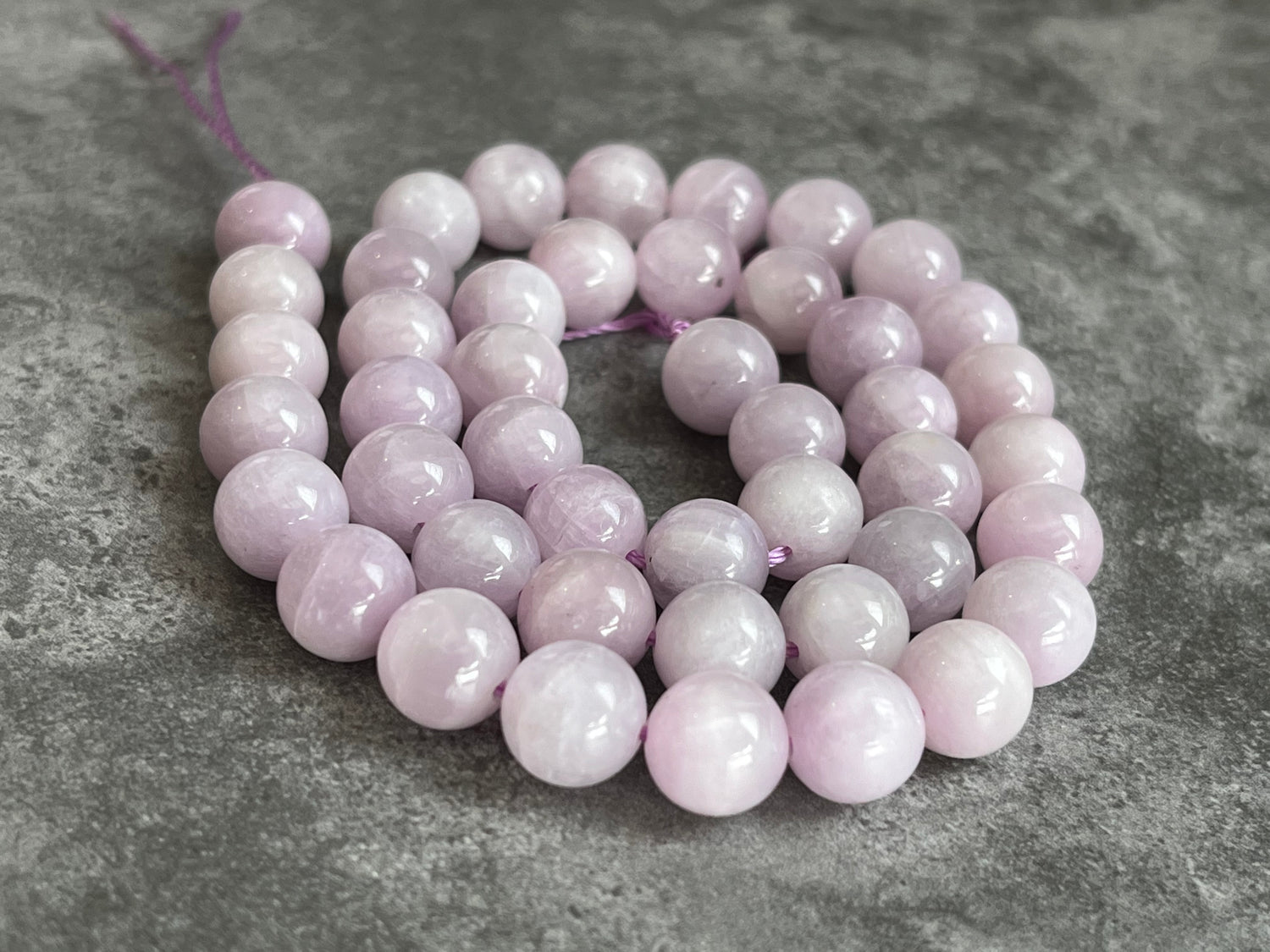 Kunzite | Round Beads | 8mm | A Grade