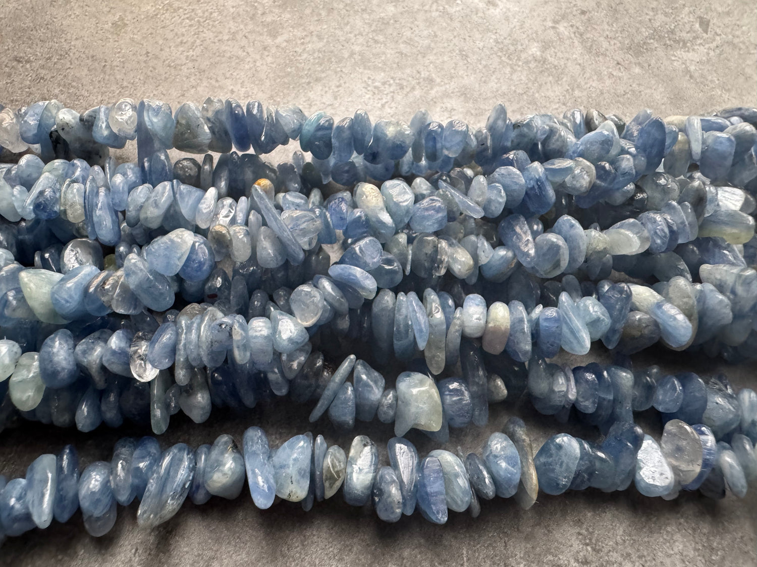 Kyanite | Chip Beads | 5-8mm | 32" String