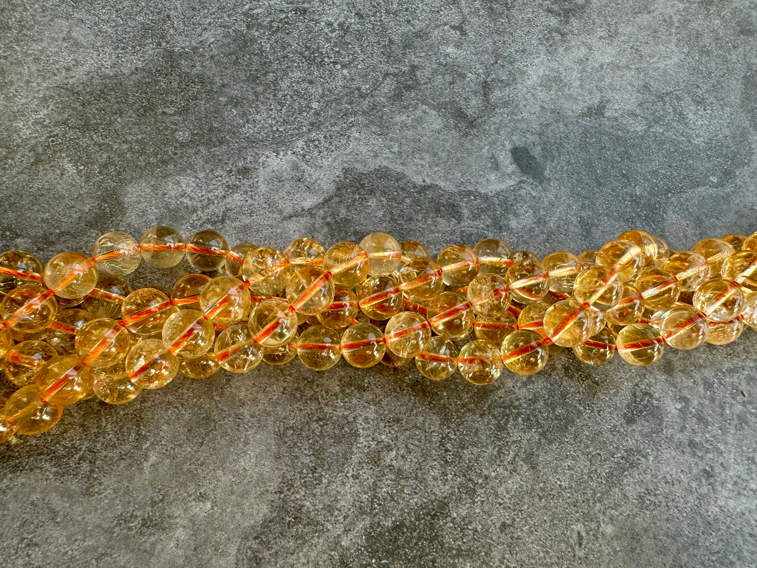 Citrine | Round Beads | 8mm | A Grade