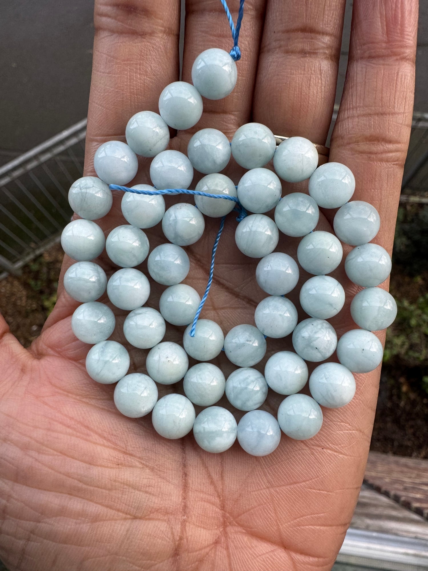 Aquamarine | Round Beads | 8mm