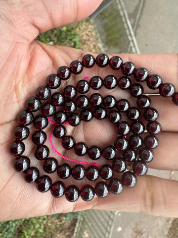 Garnet | Round Beads | 6mm