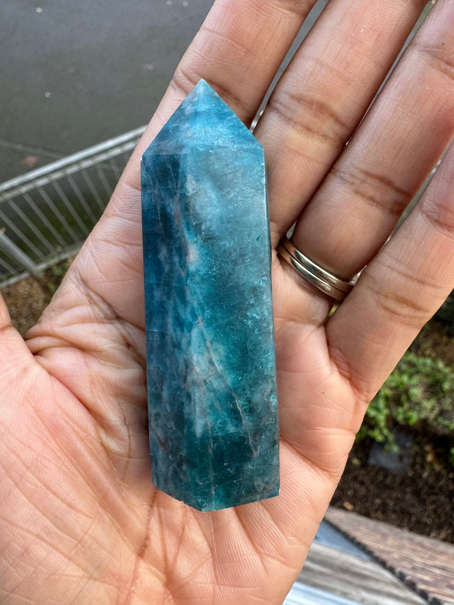 Apatite | 6 Side Tower Point