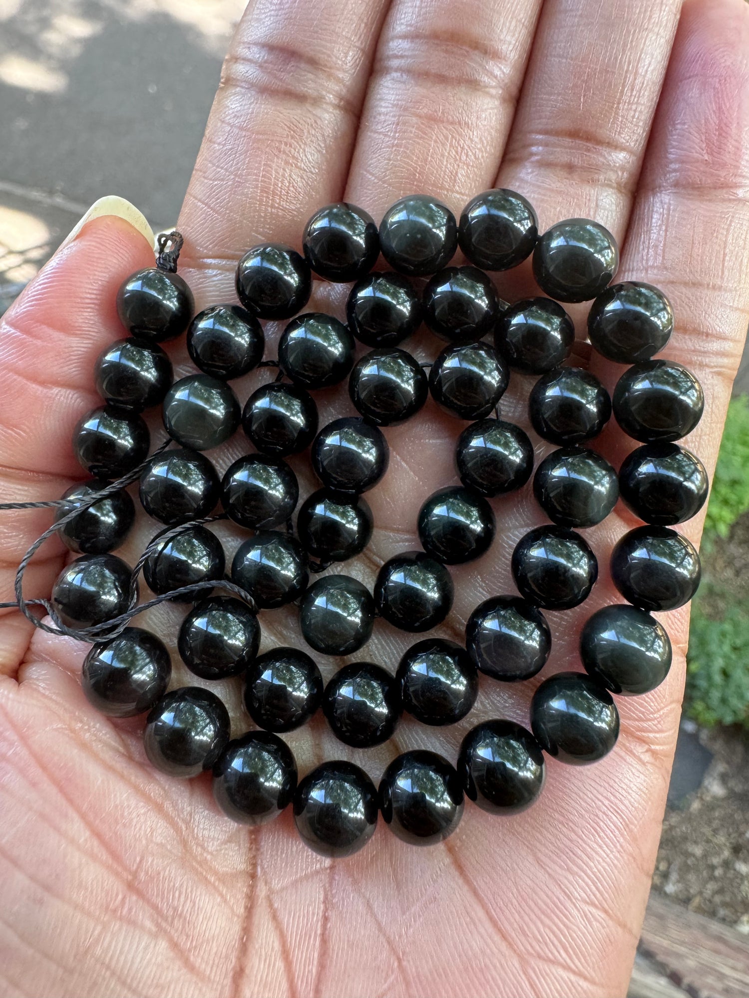 Rainbow Obsidian | Round Beads | 8mm