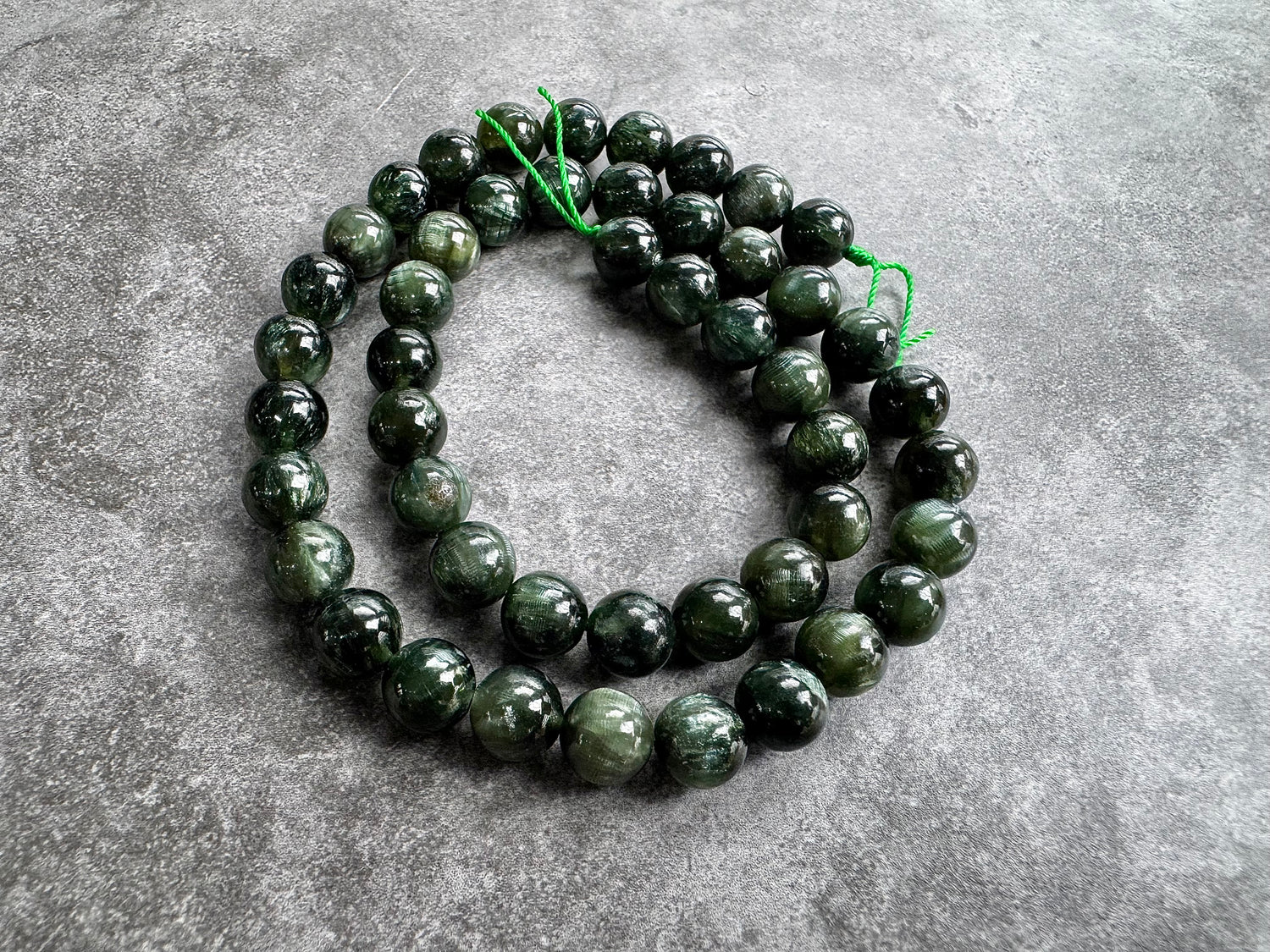 Seraphinite | Round Beads | 8mm | A Grade