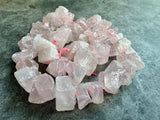 Rose Quartz  | Rough Raw Stone Beads | 10-15mm