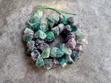 Rainbow Fluorite  | Rough Raw Stone Beads | 10-15mm