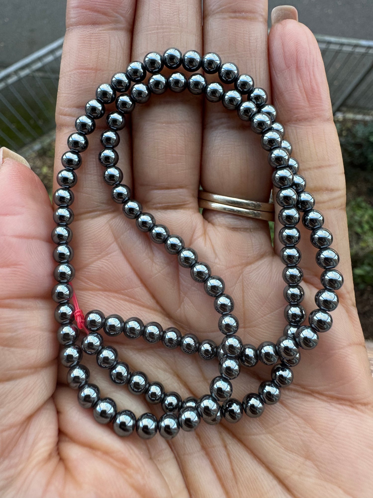 Hematite | Round Beads | 4mm