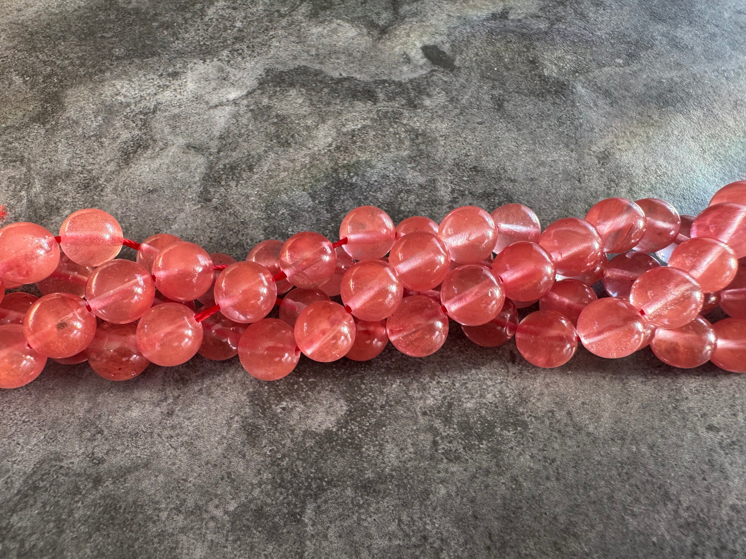 Cherry Quartz | Round Beads | 6mm