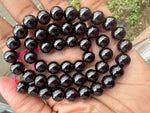 8mm garnet round beads