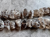 Smoky Quartz  | Rough Raw Stone Beads | 10-15mm