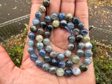 Blue Kyanite (Natural Colour) | Round Beads | 7mm