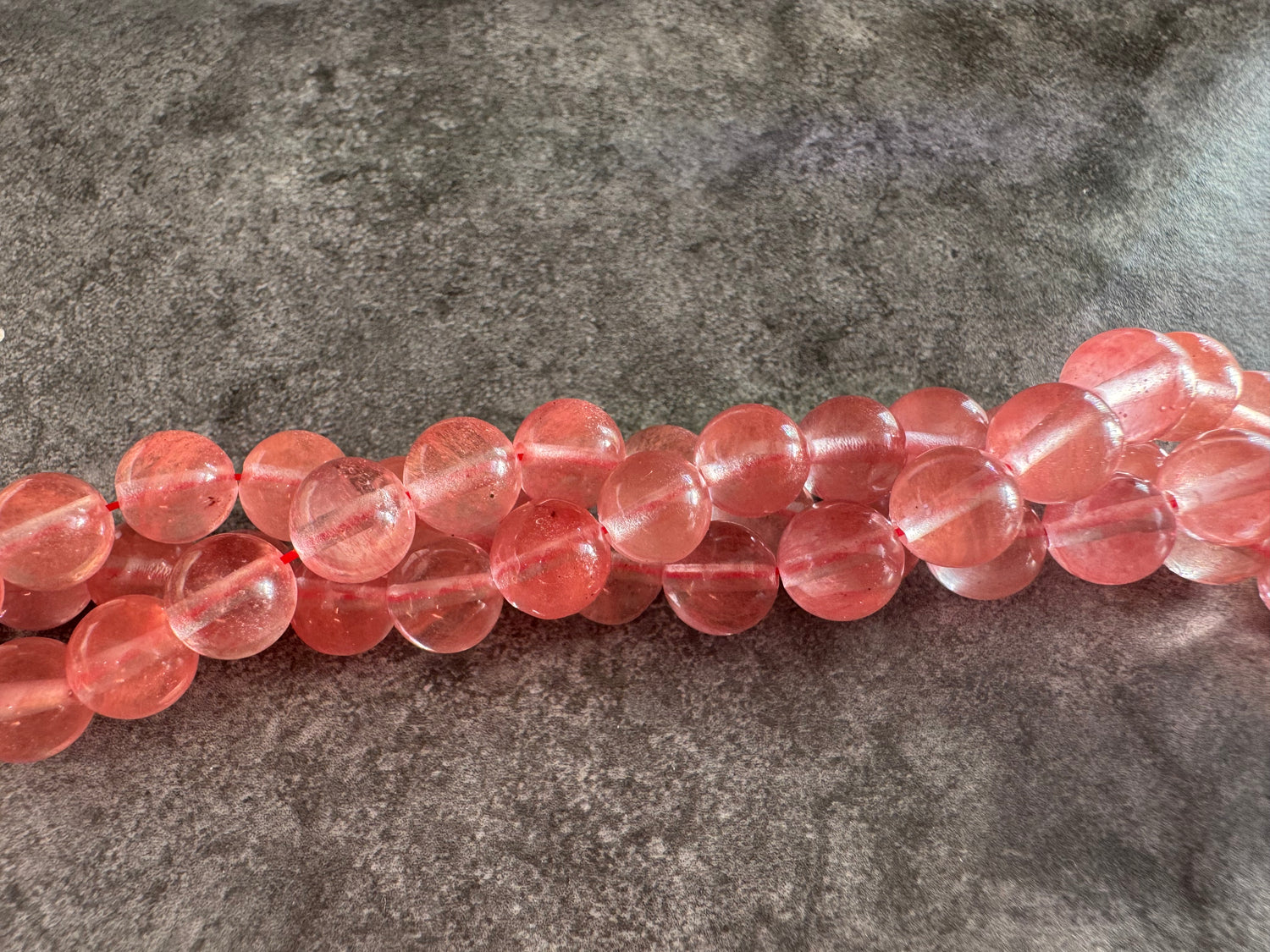 Cherry Quartz | Round Beads | 8mm