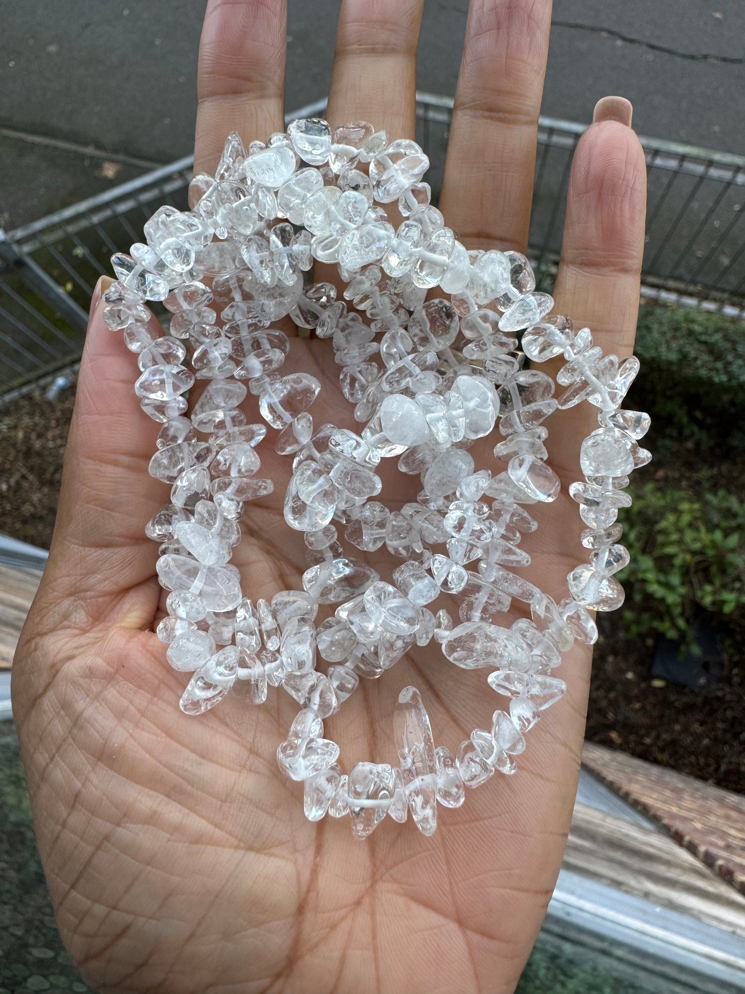 Crystal Quartz | Chip Beads | 5-8mm | 32" String