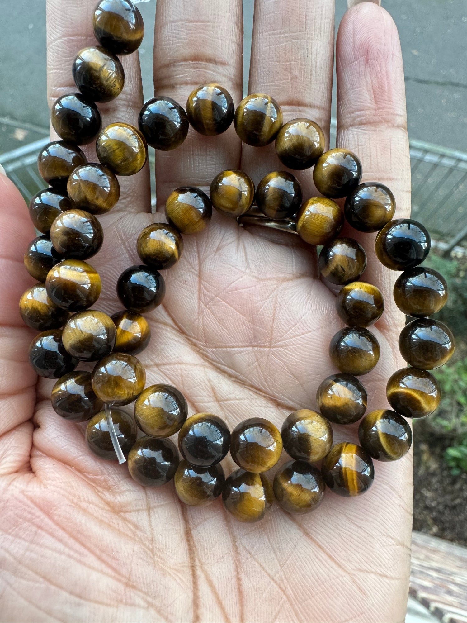 Tiger Eye | Round Beads | 8mm | A Grade