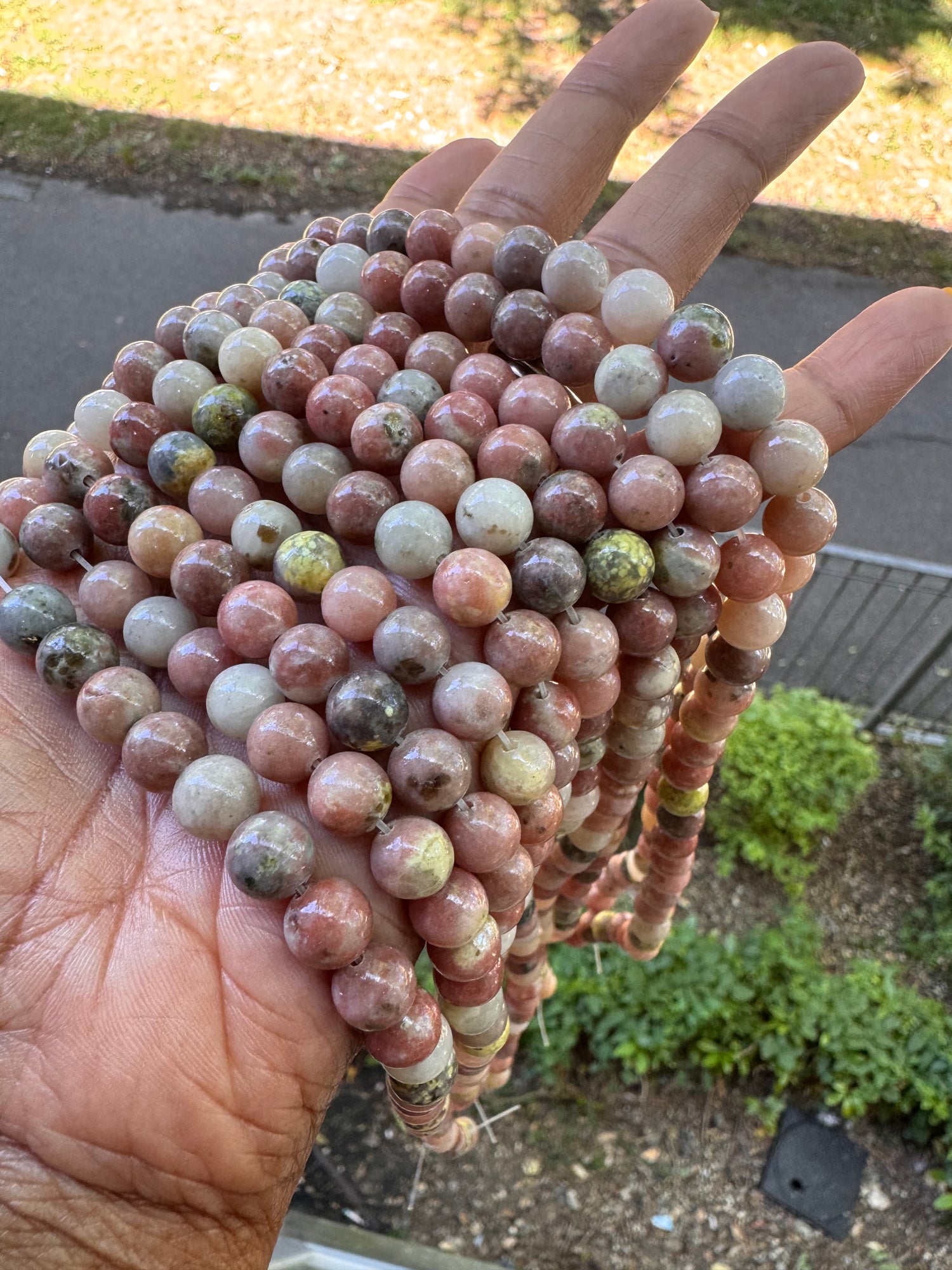 Cherry Jasper | Round Beads | 8mm