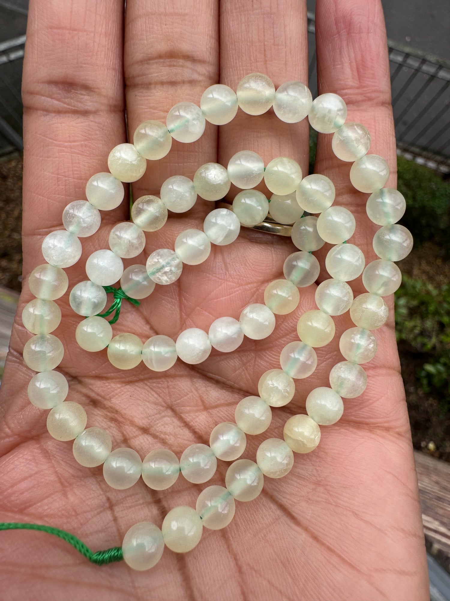 New Jade (Serpentine) | Round Beads | 6mm