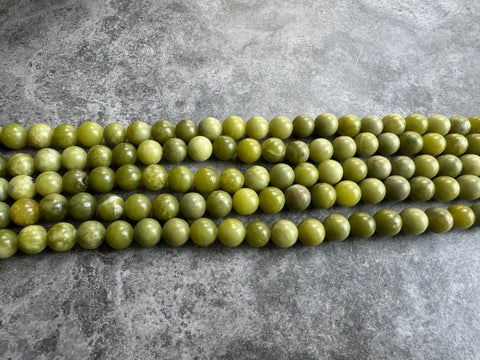 Green Jade | Round Beads | 8mm