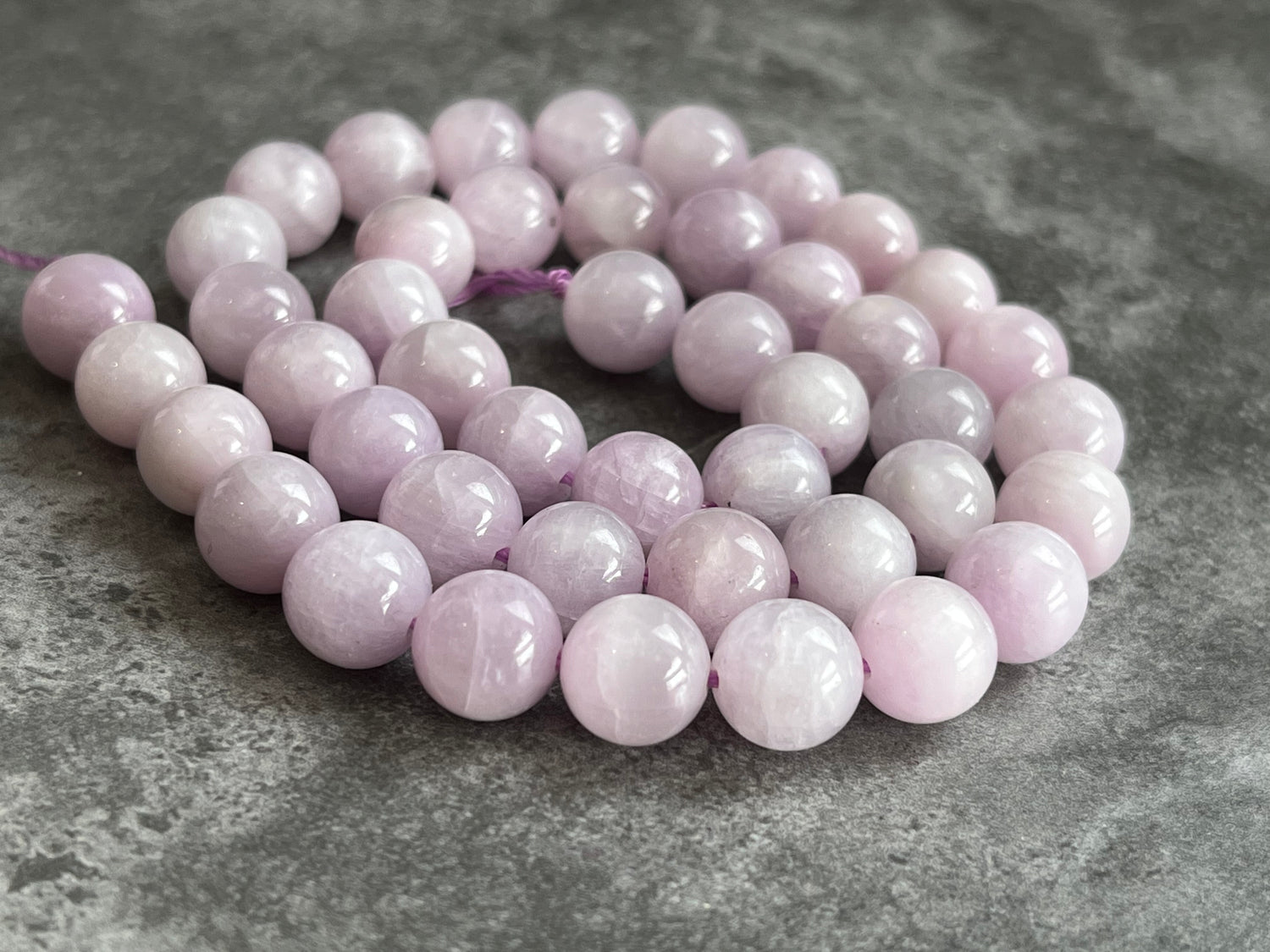 Kunzite | Round Beads | 8mm | A Grade