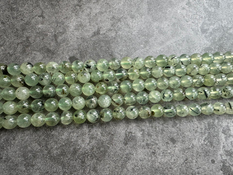 Prehnite | Round Beads | 8mm