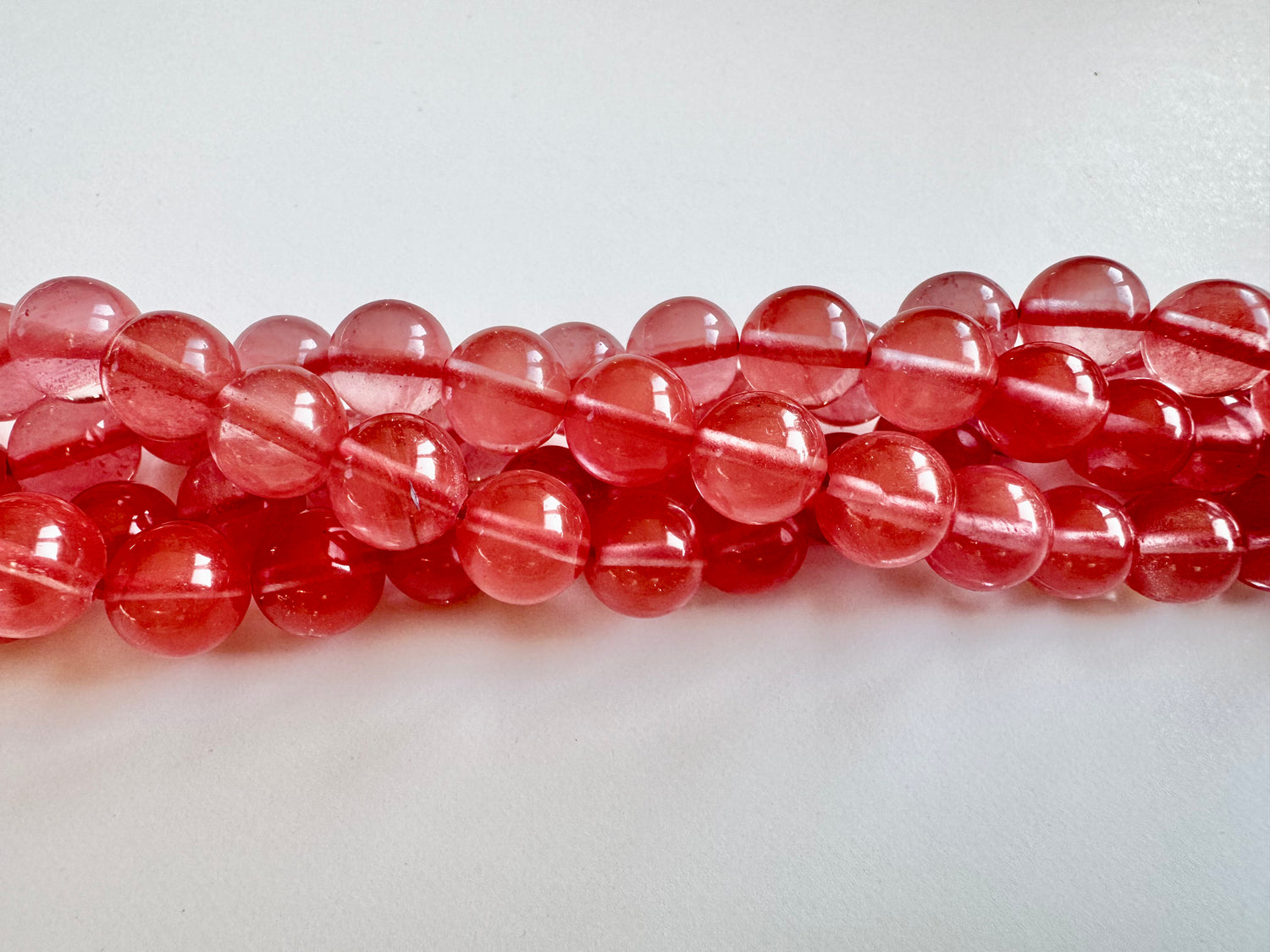 Cherry Quartz | Round Beads | 10mm